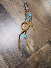 Load image into Gallery viewer, Dream Catcher Keychain Faux Leather