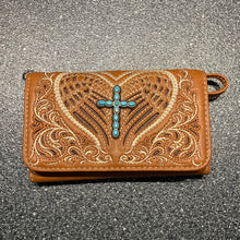 Load image into Gallery viewer, Cross and Wing Wristlet
