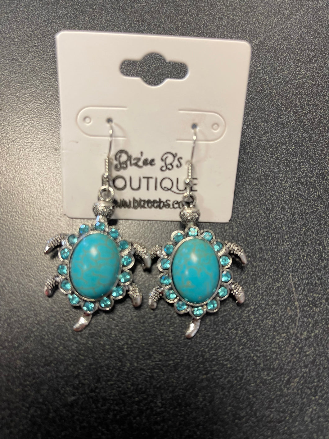 Sea Turtle Turquoise Earrings