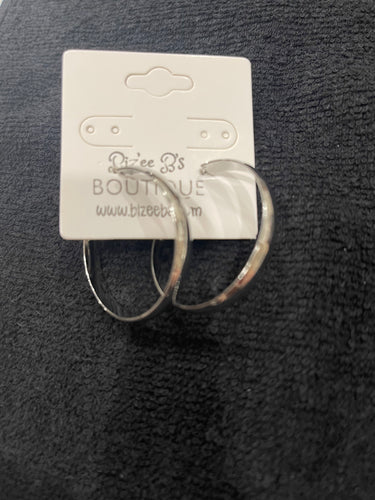 Plain Hoop Earrings