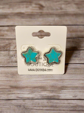 Load image into Gallery viewer, Star Stone Earrings