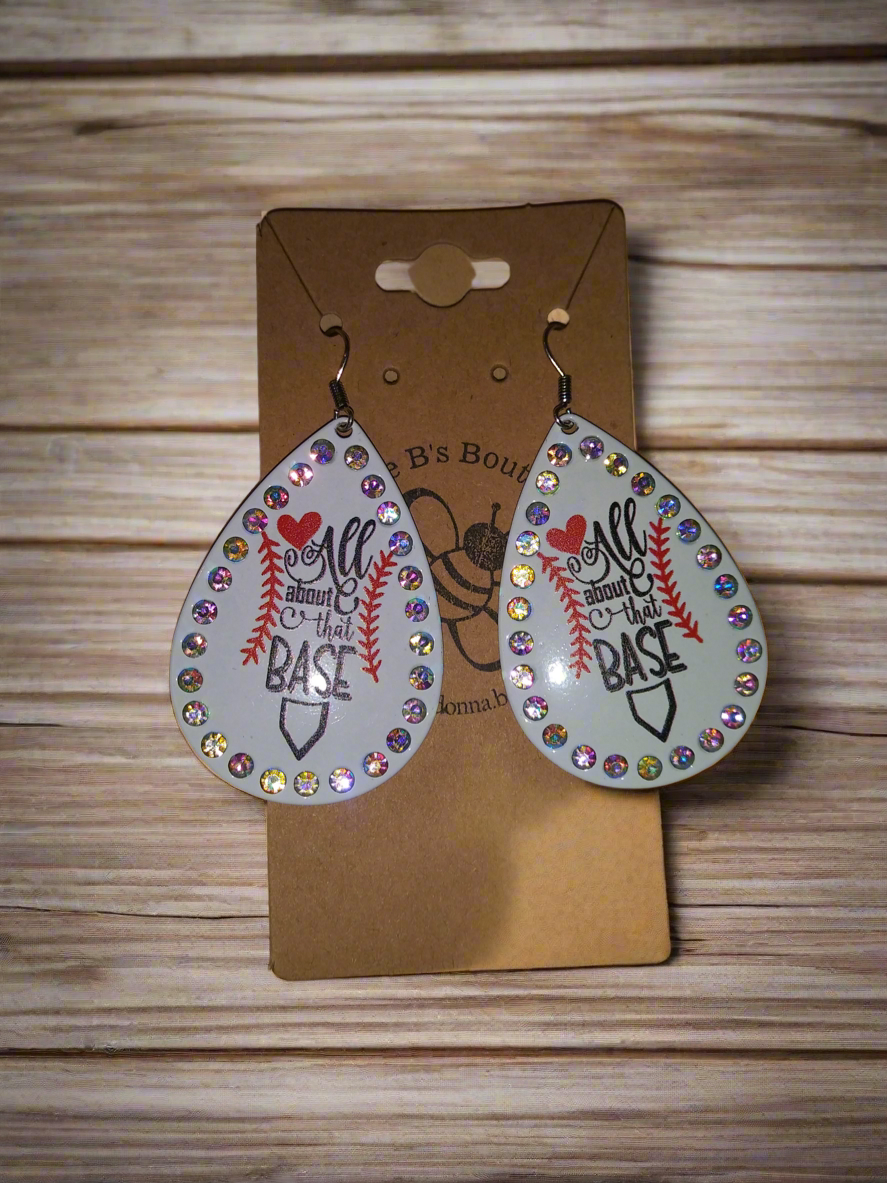 White Earrings ER2551WT
