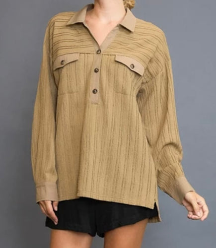 No Lining Textured Knit Set