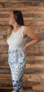 Print And Screw Smock Dress