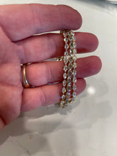 Load image into Gallery viewer, Triple Row of Rhinestones Bracelet