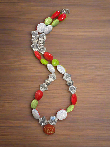 Chunky Bead Christmas Necklace