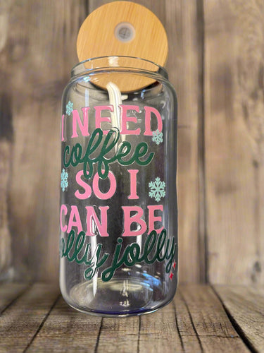 Holiday Glass Drinking Cups