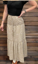 Load image into Gallery viewer, Waist Smocking Ruffle Tiered Long Skirt