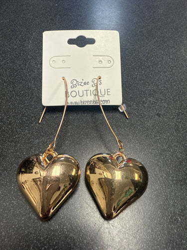 Wire Heart Earrings