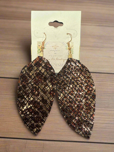 Snake Skin Earrings