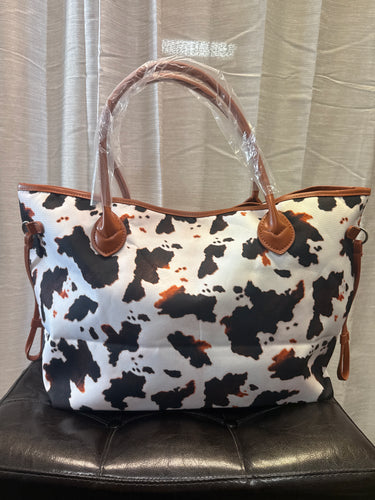 Cow Pattern Duffel Bag