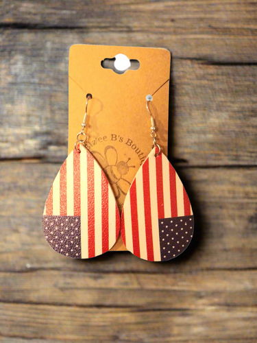 American Flag Earrings