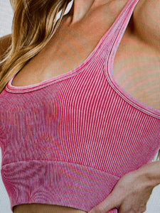 Alyssa Washed Cropped Top