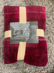 Flannel throw