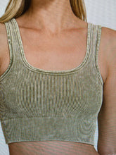 Load image into Gallery viewer, Alyssa Washed Cropped Top