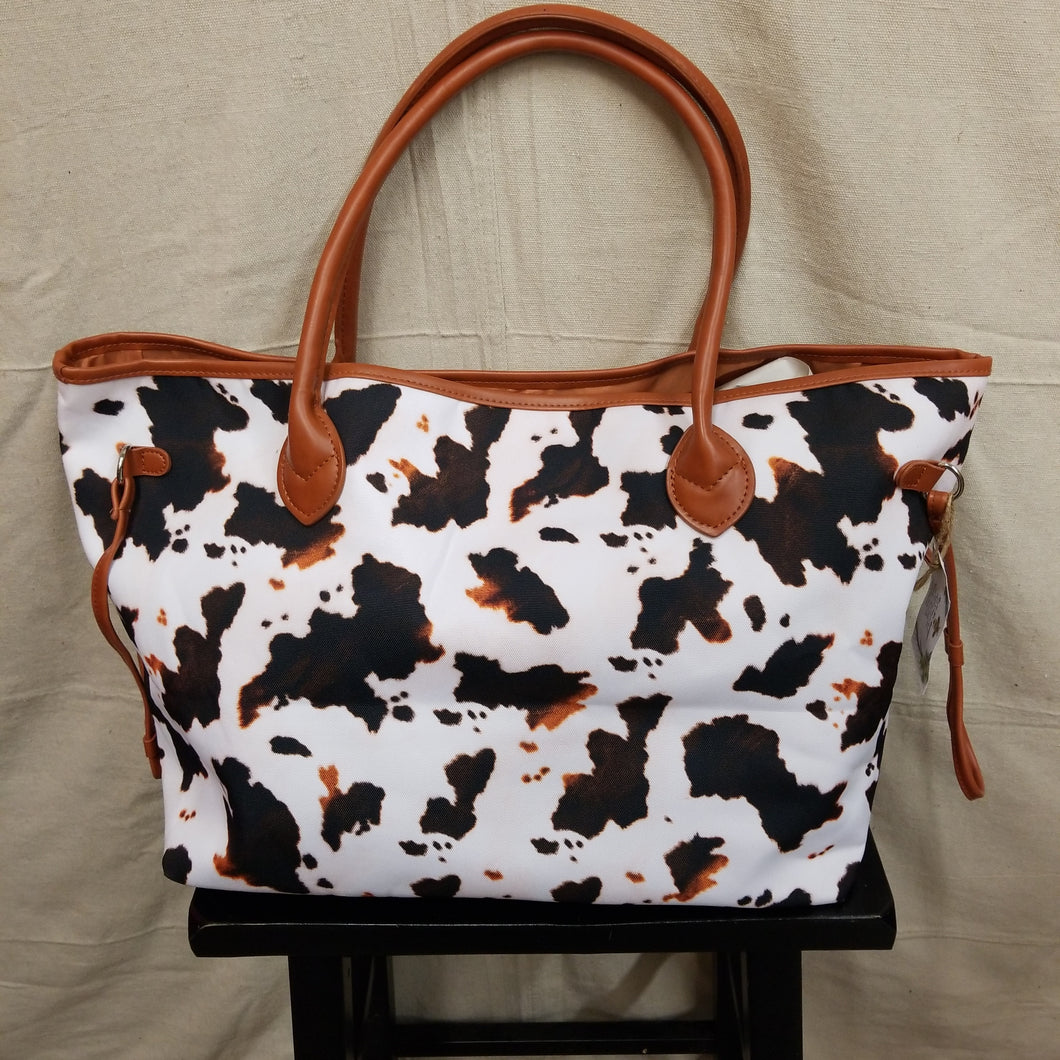 Cow Pattern Duffle Bag