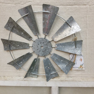 Windmill Wall Decor-Galvanized SML