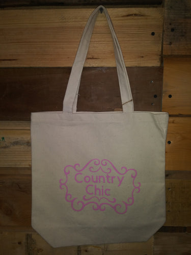 Tote Bags With Sayings Ivory Country Chic