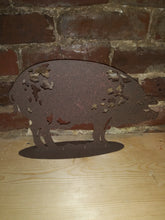 Load image into Gallery viewer, Metal Farm Animal Figurine Decor