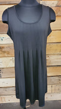 Load image into Gallery viewer, Solid Sleeveless Pleated Casual Dress