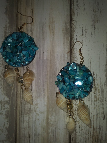 Sea Life Dangle Earrings