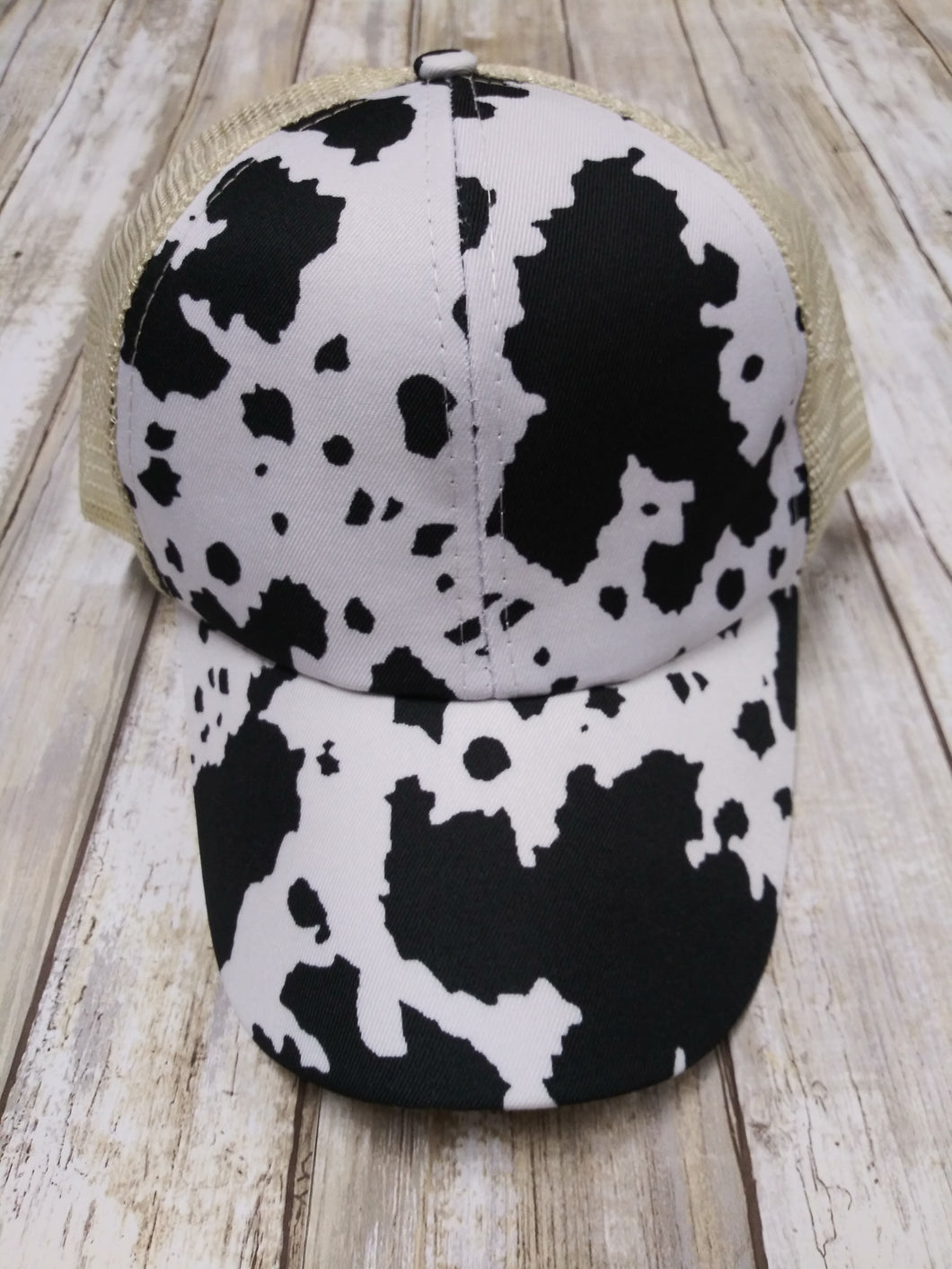 Cow Print Ball Cap