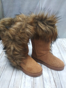 Frozen Furry Winter Boots