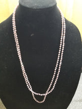 Load image into Gallery viewer, Stunning 4mm Glass Bead Threaded Long Necklace