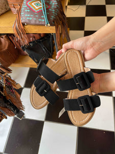 Black Casual Summer Sandal