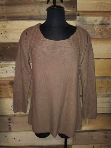 V-Neck Sweater LC27683-16 Khaki