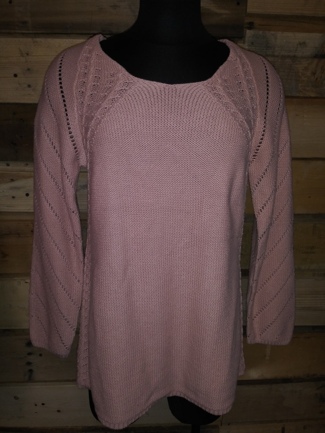 V-Neck Sweater LC27683-10 Pink