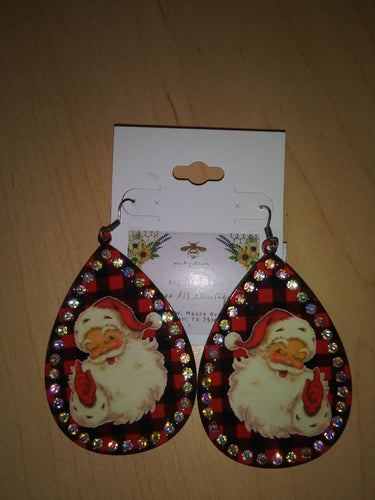 ER2592 Santa Earrings