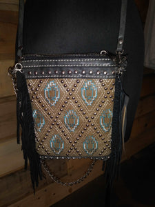 Aztec Gray Phone Bag
