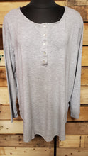 Load image into Gallery viewer, Long Sleeve Top Dolphin Hem RT1754XP