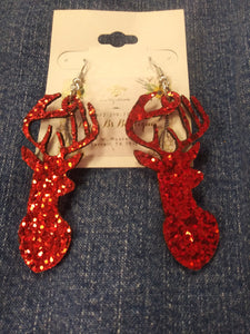 Deer Earrings # 73759