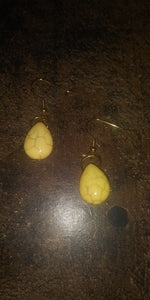 Stone Teardrop Earrings