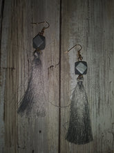 Load image into Gallery viewer, Wooden &amp; Tassel Earrings