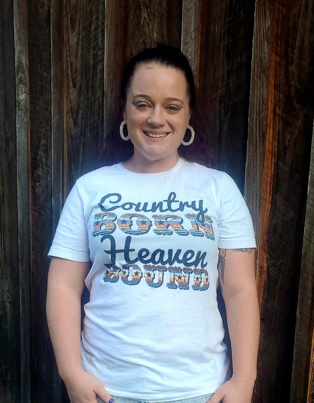 Country Born Heaven Bound Tee