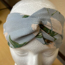 Load image into Gallery viewer, Light Blue Stretch Cloth Elastic Designed Head Band