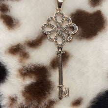 Load image into Gallery viewer, Rose Gold Key Necklace