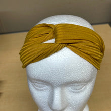 Load image into Gallery viewer, Solid Ribbed Stretch Cloth Elastic Designed Head Bands