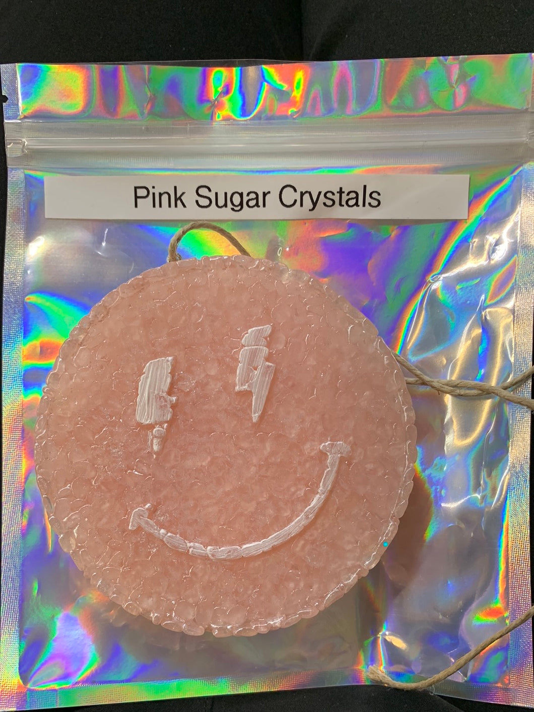 Pink Sugar Crystals Car Freshie