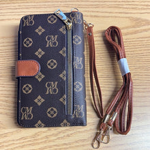 Load image into Gallery viewer, Crossbody Wallet Cellphone Case