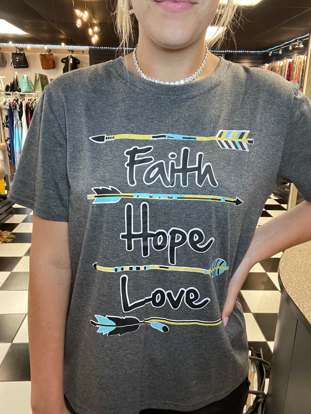 Faith Hope Love Arrow Tee xlarge