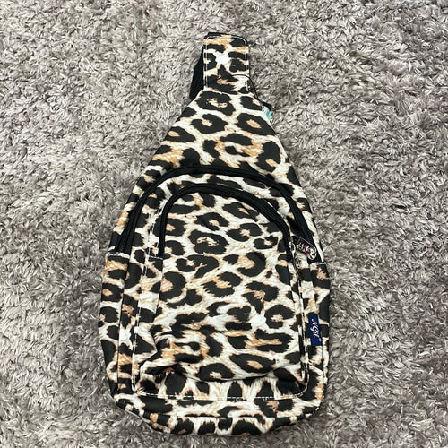 Leopard Sling Backpack
