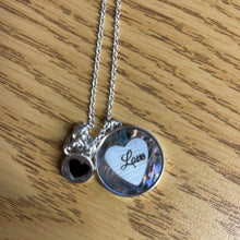Load image into Gallery viewer, Silver Plated LOVE Necklace