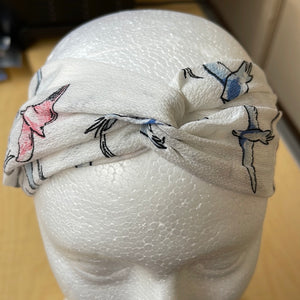 Bird Stretch Cloth Elastic Designed Head Bands