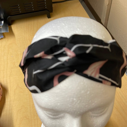 Pink Flamingo Stretch Cloth Elastic Designed Head Bands