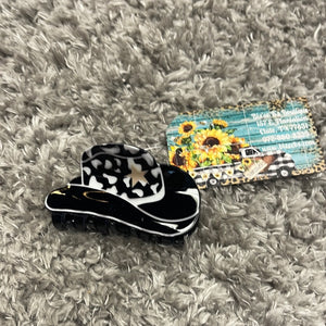 Cowboy Hat/Boots Print Hair Clip