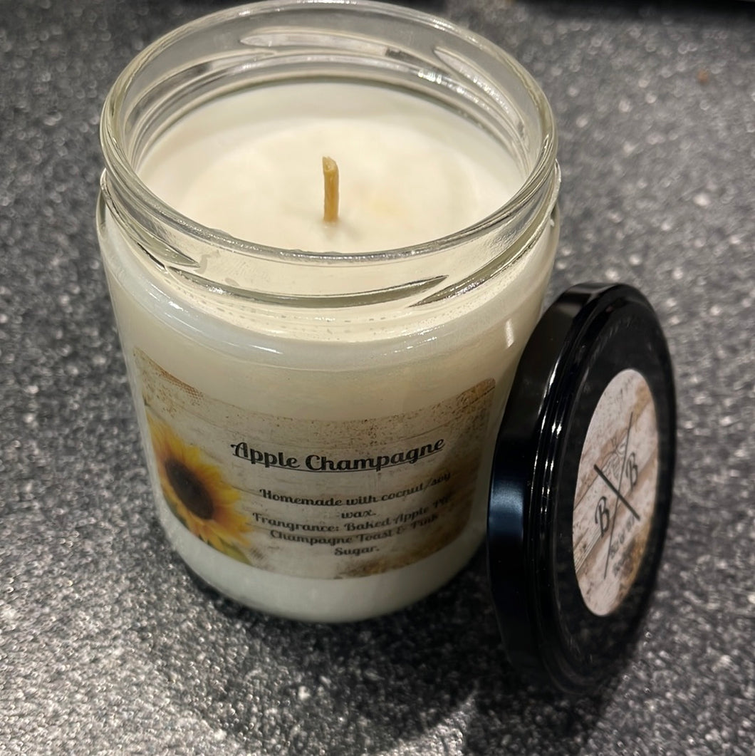 Apple Champagne Candle
